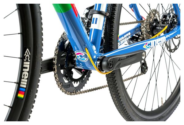 Gravel Bike Cinelli Zydeco Lala Shimano Sora 9V 700 mm Blu