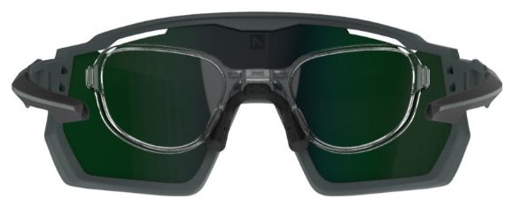 AZR Pro Race RX Matte Carbon/Black / Green Hydrophobic Lens