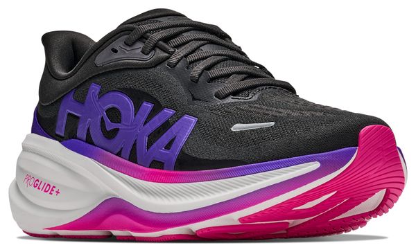 Zapatillas de running Hoka Clifton Pro negro/morado para mujer