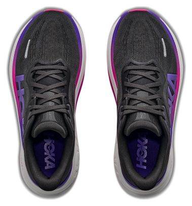 Zapatillas de running Hoka Clifton Pro negro/morado para mujer