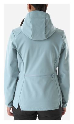 Chaqueta Softshell Millet Seneca Shield Hoodie azul para mujer