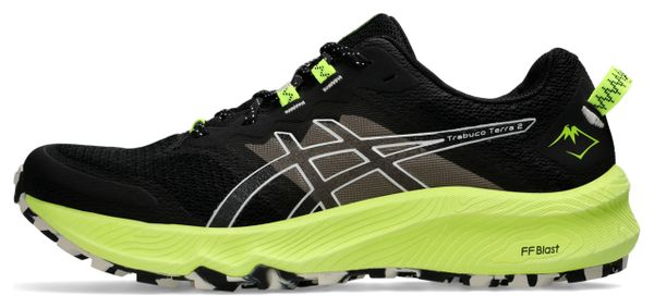Asics Trabuco Terra 2 Noir Jaune Homme