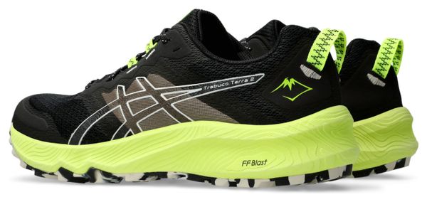 Asics Trabuco Terra 2 Noir Jaune Homme