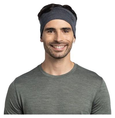 Buff LW Merino Wool Grey Headband