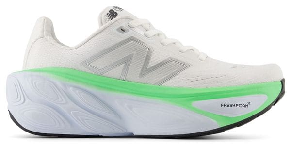 New Balance Fresh Foam X More v5 Wit/Groen Dames Hardloopschoenen