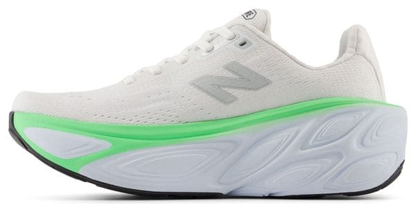 New Balance Fresh Foam X More v5 Wit/Groen Dames Hardloopschoenen