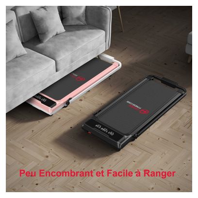 Tapis de course Fitness Q2-1 avec poignées compact Noir