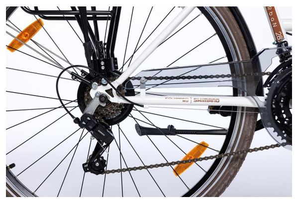 Vélo de Ville URBAN 28   SHIMANO 21v - Blanc