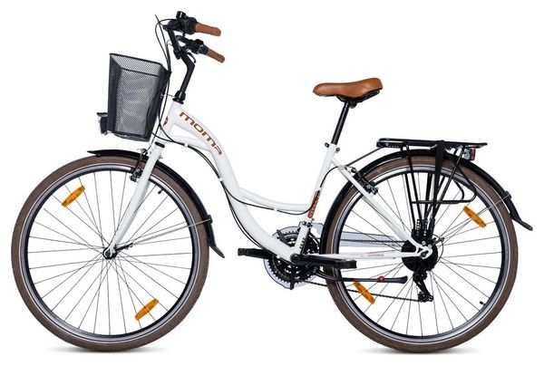 Vélo de Ville URBAN 28   SHIMANO 21v - Blanc