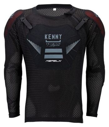 Kenny Reflex Vest Zwart/Rood