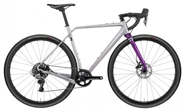 Bicicleta de Grava Rondo Ruut CF2 Sram Rival 1 11V 700 mm Plata 2022