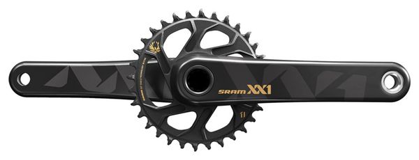SRAM XX1 EAGLE Direct Mount Crankset 32t BB30 Not Included - Gold