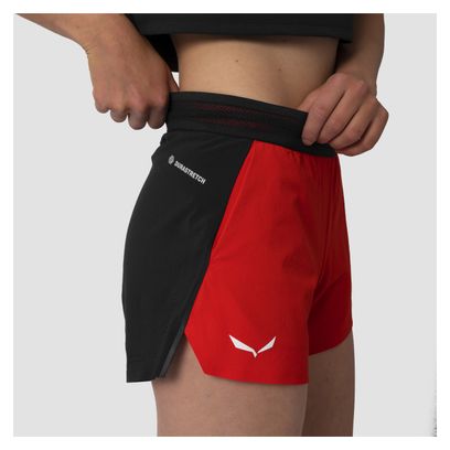 Pantalones cortos Salewa Pedroc 2 para mujer Rojo/Negro