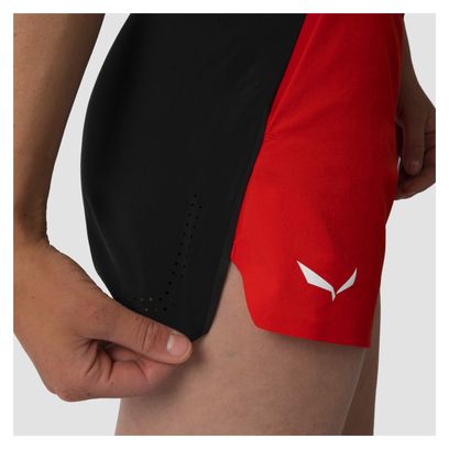 Pantalones cortos Salewa Pedroc 2 para mujer Rojo/Negro