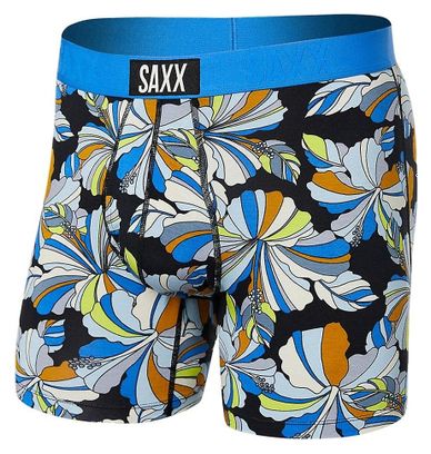 Boxer Saxx Ultra Super Soft Brief Fly Flower Pop Bleu