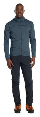 Rab Ascendor Light Blue Long Sleeve Fleece Jacket