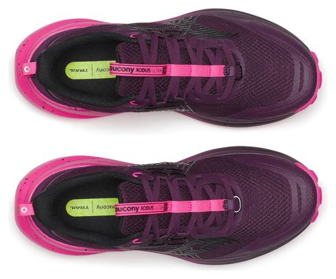 Saucony Xodus Ultra 4 Trail Running Shoes for Women, Purple/Pink