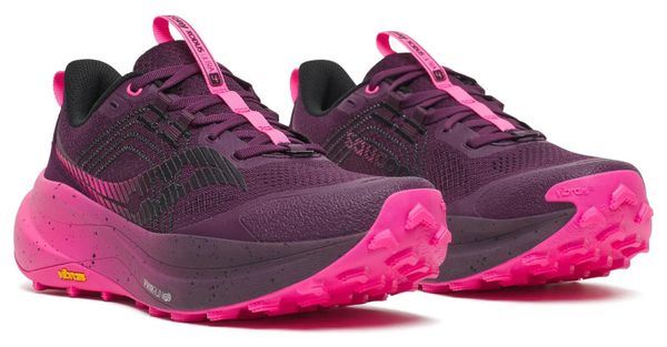 Saucony Xodus Ultra 4 Trail Running Shoes for Women, Purple/Pink