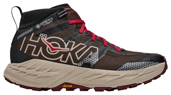 Scarpe da trekking Hoka Speedgoat 7 Hike GTX marroni/nere da uomo