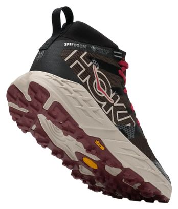 Scarpe da trekking Hoka Speedgoat 7 Hike GTX marroni/nere da uomo
