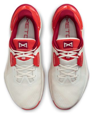 Chaussures Training Nike Metcon 10 Blanc/Rouge Homme