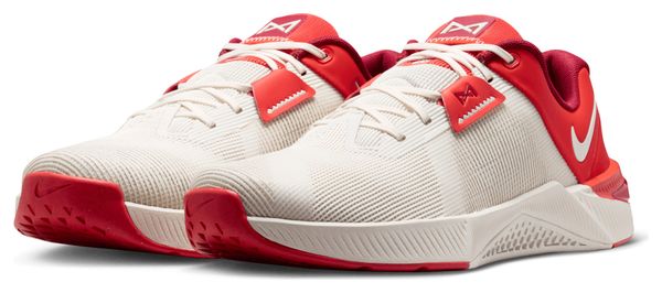 Chaussures Training Nike Metcon 10 Blanc/Rouge Homme