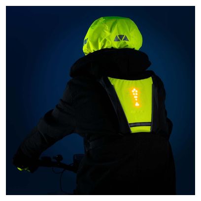 Harnais fluo vélotrott avec clignotant - Jaune - Toad