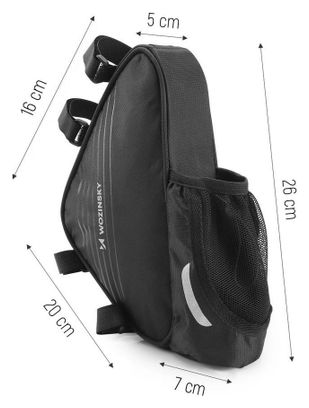 Sacoche de vélo Wozinsky 1 5L sous le cadre noir