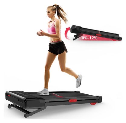 Tapis de course Fitness Y1 inclinaison automatique compact Noir