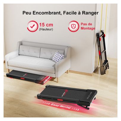 Tapis de course Fitness Y1 inclinaison automatique compact Noir