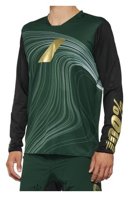 R-Core-X Forest Green 100% Long Sleeve Jersey