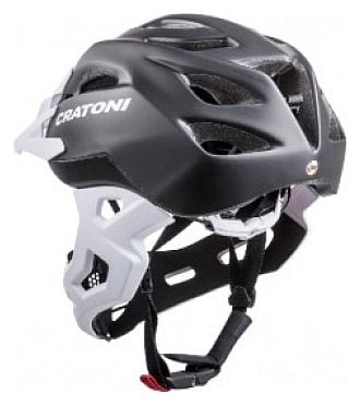 Casque Cratoni c maniac noir blanc M L 54 58cm