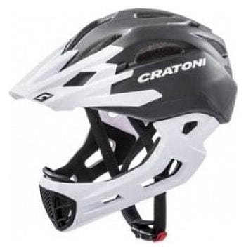 Casque Cratoni c maniac noir blanc M L 54 58cm