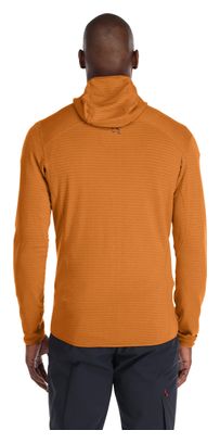 Rab Ascendor Light Orange Long Sleeve Fleece Jacket