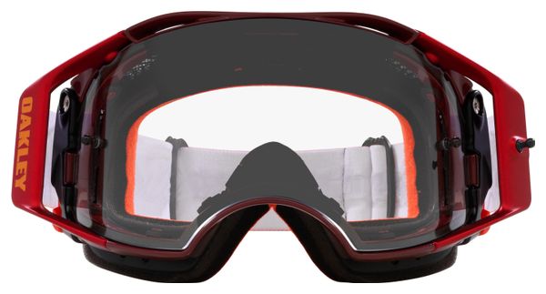 Máscara Oakley Airbrake MTBx Troy Lee Designs Rojo / Lentes transparentes / Ref : OO7107-25