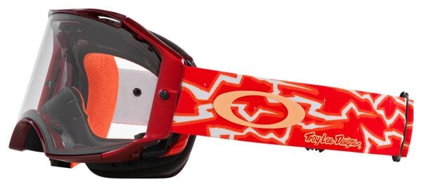 Oakley Airbrake MTB x Troy Lee Designs Goggle Red / Clear Lenses / Ref: OO7107-25