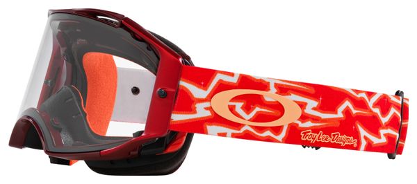 Masque Oakley Airbrake MTB x Troy Lee Designs Rouge/ Verres Clear/ Ref: OO7107-25