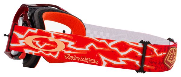 Masque Oakley Airbrake MTB x Troy Lee Designs Rouge/ Verres Clear/ Ref: OO7107-25