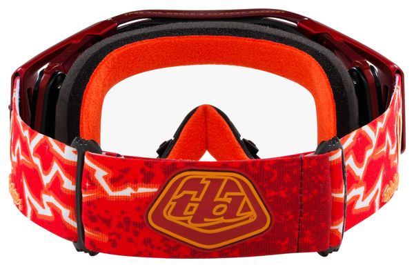 Máscara Oakley Airbrake MTBx Troy Lee Designs Rojo / Lentes transparentes / Ref : OO7107-25