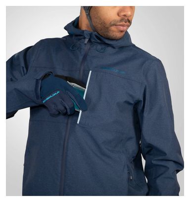 Endura Hummvee Waterproof Jacket Navy
