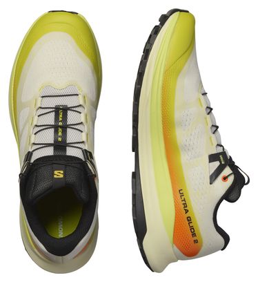 Salomon Ultra Glide 2 Trailrunning-Schuh Weiß Gelb