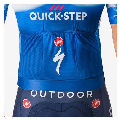 Maillot de manga corta Castelli Aero Race 7.0 Soudal Quick-Step 2024 Azul