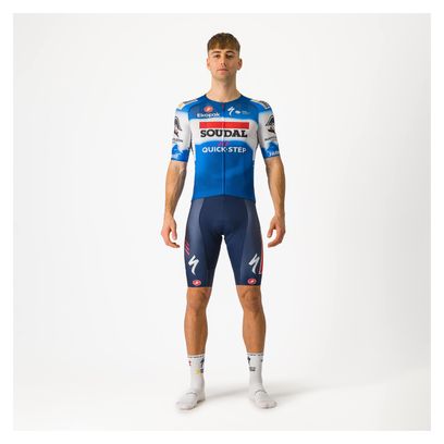 Maillot de manga corta Castelli Aero Race 7.0 Soudal Quick-Step 2024 Azul