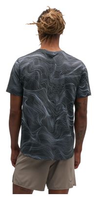 T-Shirt Running Hoka EveryRun Gris Homme