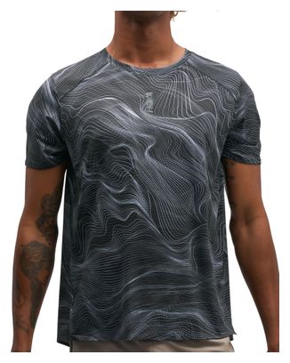 T-Shirt Running Hoka EveryRun Gris Homme