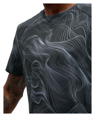 T-Shirt Running Hoka EveryRun Gris Homme