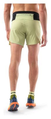 Pantalón Corto de Trail Compressport Verde para Hombre