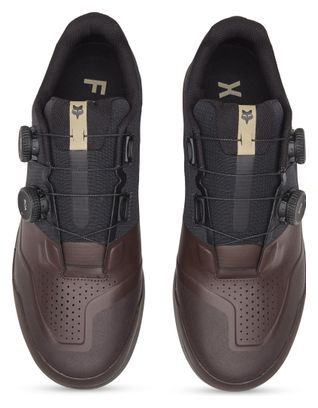 Chaussures Pédales Plates Fox Union Boa Flat Marron