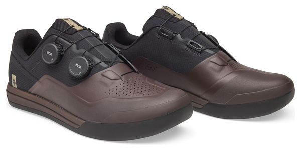 Chaussures Pédales Plates Fox Union Boa Flat Marron