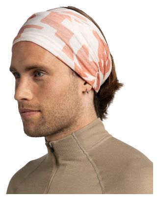 Buff Original EcoStretch, girocollo unisex bianco/arancio